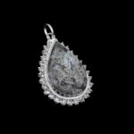 گردنبند شجر زنانه نقره دست ساز طرح فاخر جواهری رازین - Image 4