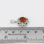 گردنبند عقیق سرخ یمنی نقره زنانه طرح دیارا - Image 3