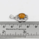 گردنبند عقیق سرخ یمنی نقره زنانه طرح دلیله - Image 2