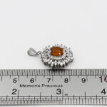 گردنبند عقیق سرخ یمنی نقره زنانه طرح دیانا - Image 3