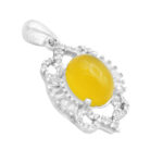 گردنبند شرف الشمس زنانه نقره طرح مرضیه + حکاکی