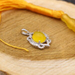 گردنبند شرف الشمس زنانه نقره طرح مرضیه + حکاکی - Image 4