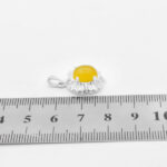 گردنبند شرف الشمس زنانه نقره طرح سالینا + حکاکی - Image 3