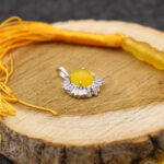 گردنبند شرف الشمس زنانه نقره طرح سالینا + حکاکی - Image 4