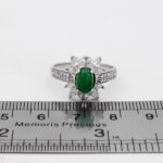 انگشتر یشم نقره زنانه طرح سحر - Image 2