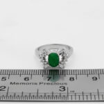 انگشتر یشم نقره زنانه طرح سیمادخت - Image 2