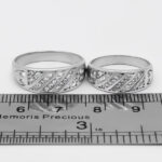 ست حلقه نقره زنانه مردانه طرح ژوان - Image 3