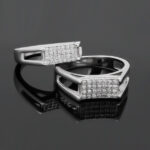 ست حلقه نقره زنانه مردانه طرح ژینا - Image 4