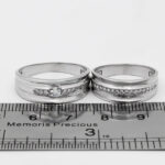 ست حلقه نقره زنانه مردانه طرح سالومه - Image 3