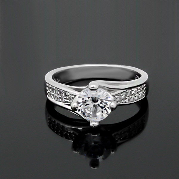 ۱۴-۸-۰۹۳-silver-ring (1) حلقه تک نگین زنانه نقره فاخر