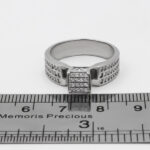 حلقه نقره زنانه طرح سلامت - Image 3