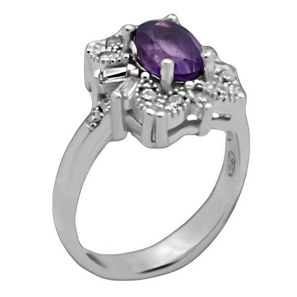 ۳-۱-۱۱۶-amethyst-woman-ring-5 انگشتر آمیتیست زنانه نقره