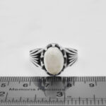 انگشتر عقیق باباقوری نقره مردانه طرح بهزاد - Image 2