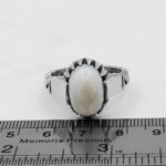 انگشتر عقیق باباقوری نقره مردانه طرح سادیار - Image 2