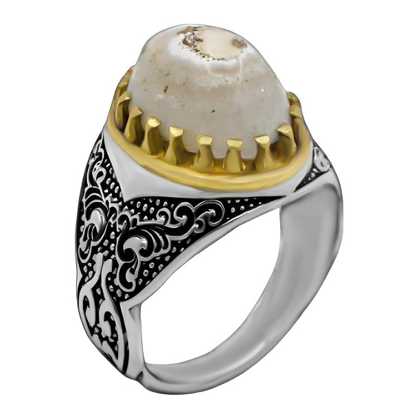 ۴-۱-۸۶۴-babaghuri-agate-man-ring-5 انگشتر باباقوری عقیق سلیمانی مردانه نقره
