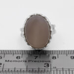 انگشتر عقیق کبود نقره مردانه و زنانه طرح شوکت - Image 2