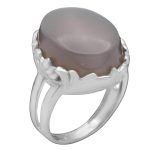 انگشتر عقیق کبود نقره مردانه و زنانه طرح شوکت