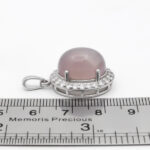 گردنبند عقیق کبود یمنی نقره زنانه طرح زلفا - Image 2