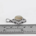 گردنبند عقیق باباقوری نقره زنانه طرح شادیا - Image 2