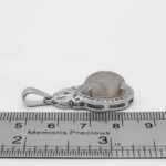 گردنبند عقیق سلیمانی نقره زنانه طرح شادی - Image 2