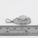 گردنبند عقیق سلیمانی نقره زنانه طرح زکیه ۳ - Image 2