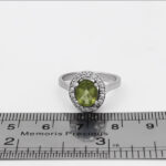 انگشتر زبرجد الماس تراش نقره زنانه طرح سهیلا - Image 3