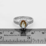 انگشتر الکساندریت الماس تراش نقره زنانه طرح سامیا - Image 3