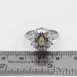 انگشتر الکساندریت الماس تراش نقره زنانه طرح سودابه - Image 3