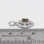 گردنبند الکساندریت الماس تراش نقره زنانه طرح زری - Image 2