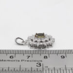 گردنبند الکساندریت الماس تراش نقره زنانه طرح زرین - Image 2