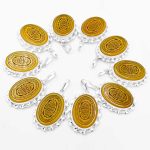 گردنبند شرف الشمس زنانه و مردانه دست ساز نقره طرح پیچک "و ان یکاد و آیت الکرسی" + حکاکی - Image 2