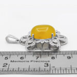 گردنبند شرف الشمس زنانه نقره طرح مهین تاج + حکاکی - Image 2