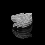 حلقه نقره زنانه طرح کژال - Image 2