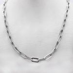 زنجیر نقره اصل طرح فاخر ماسور عیار ۹۲۵ مخصوص گردنبند (۶۰ سانتی متری) - Image 2