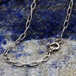 زنجیر نقره اصل طرح فاضل عیار ۹۲۵ مخصوص گردنبند (۵۰ سانتی متری) - Image 2