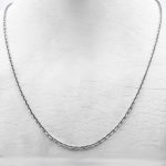 زنجیر نقره اصل طرح دوسان عیار ۹۲۵ مخصوص گردنبند (۵۰ سانتی متری) - Image 3