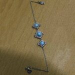 دستبند فیروزه نیشابوری نقره زنانه طرح فخیمه - Image 3