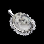 گردنبند شجر زنانه نقره طرح طلوع - Image 4