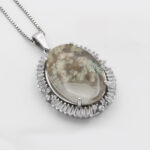 گردنبند شجر زنانه نقره طرح طلوع - Image 2