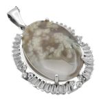 گردنبند شجر زنانه نقره طرح طلوع