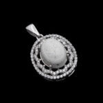 گردنبند عقیق باباقوری نقره زنانه طرح فرناز - Image 4