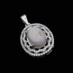 گردنبند عقیق باباقوری نقره زنانه طرح فرنیا - Image 4