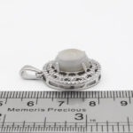 گردنبند عقیق باباقوری نقره زنانه طرح فرنیا - Image 2