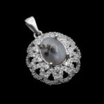 گردنبند شجر زنانه نقره طرح عصمت - Image 4