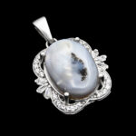 گردنبند شجر زنانه نقره طرح گلپری - Image 4