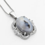 گردنبند شجر زنانه نقره طرح گلپری - Image 3