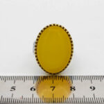 انگشتر شرف الشمس نقره مردانه طرح دورطلایی فاخر یزدان + حکاکی - Image 8