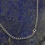 زنجیر نقره طرح سامیز عیار ۹۲۵ مخصوص گردنبند (۵۰ سانتی متری) - Image 2