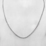زنجیر نقره طرح سامیز عیار ۹۲۵ مخصوص گردنبند (۵۰ سانتی متری) - Image 3