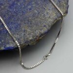 زنجیر نقره طرح شاینا عیار ۹۲۵ مخصوص گردنبند (۵۰ سانتی متری) - Image 2